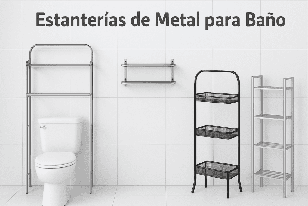 Estanterias para baño metalicas