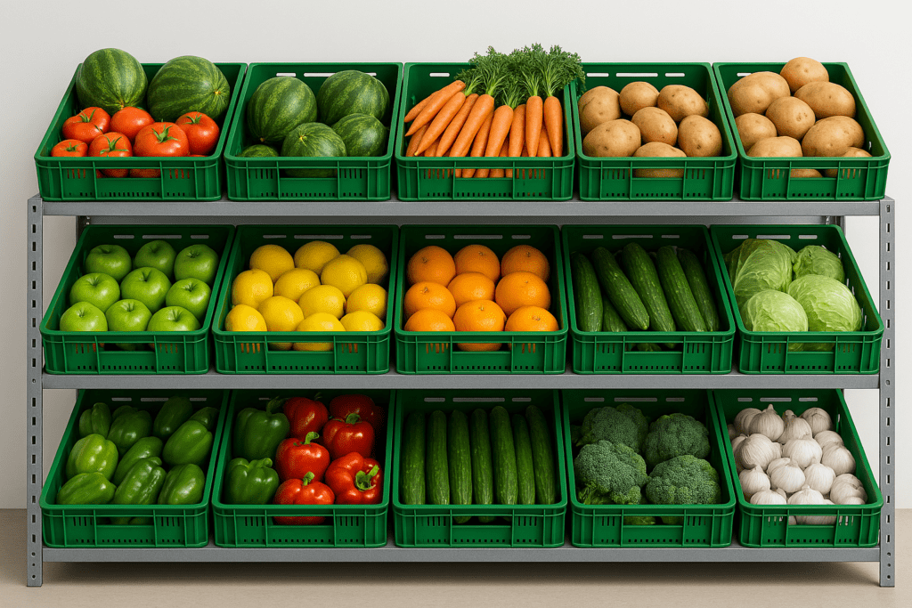 Estanterias para fruteria