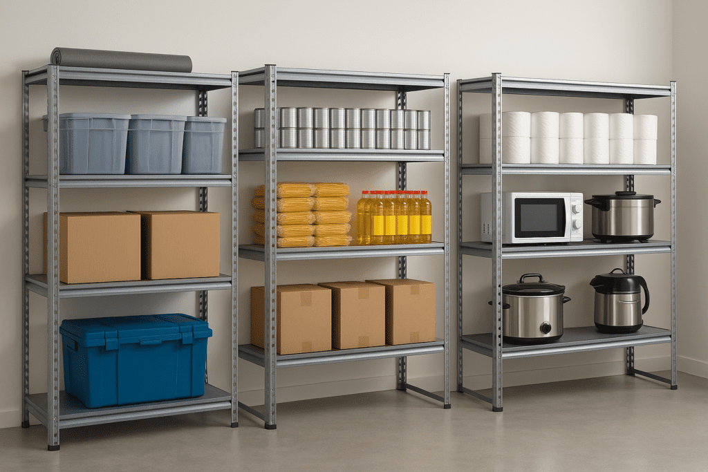 Estantrias de metal para cocina