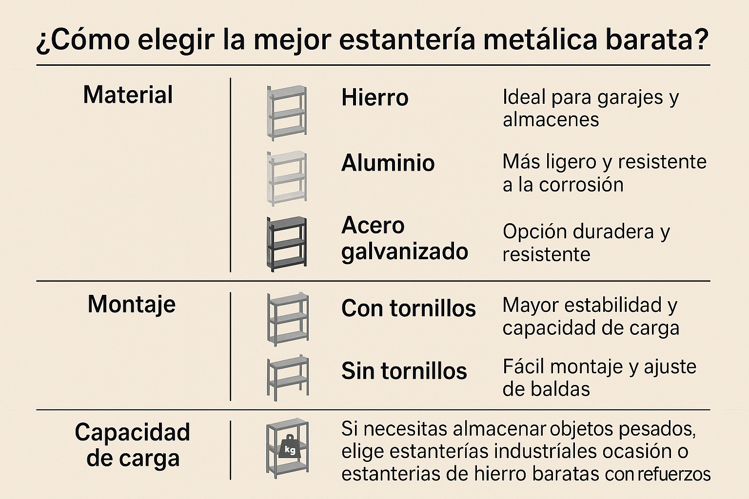 Estanterías Metálicas Económicas